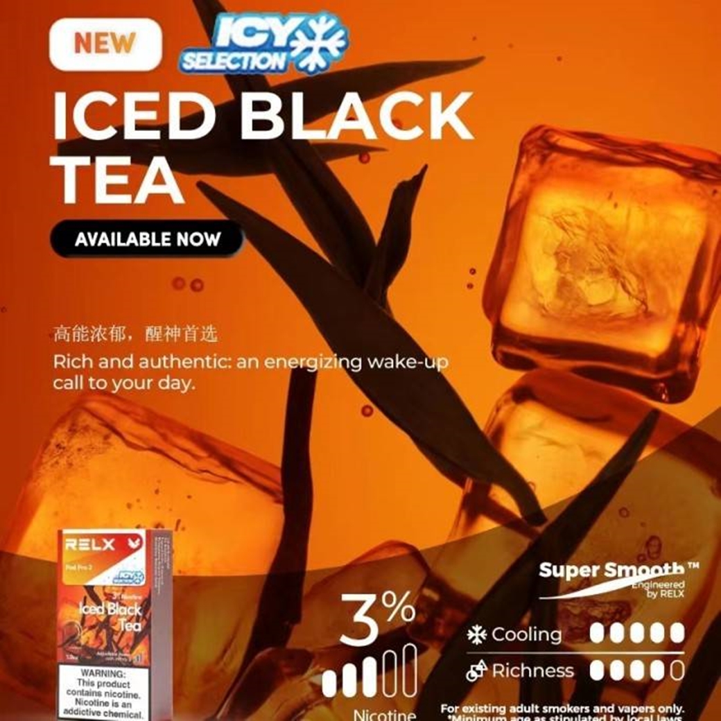RELX Infinity Pod Iced Black Tea กลิ่นชาดำ