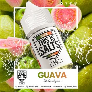 น้ำยาบุหรี่ไฟฟ้า This Is Salt - Guava ฝรั่งเต็มคำ หอมหวานสดชื่น