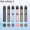 RELX Infinity 2 มีสีอะไรบ้าง สีดำ,สีขาว,สีเทา,สีดำ